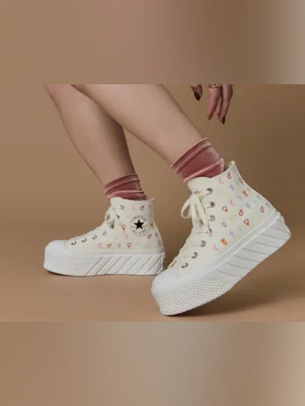 Women Converse Chuck Taylor AS 2X Lift Mystic Symbols